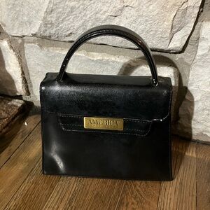 Vintage America by Perry Ellis black top handle bag